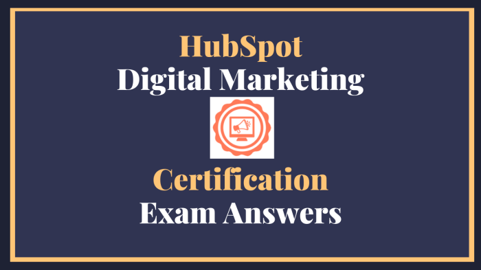 Marketing hubspot exam