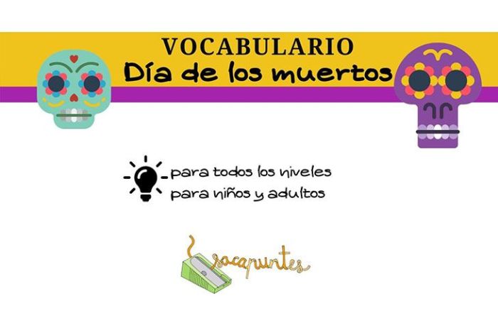 Dia de los muertos vocabulario